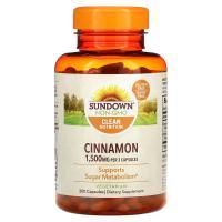 Sundown Naturals, корица, 1500 мг, 200 капсул (500 мг в 1 капсуле)