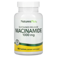 Nature's Plus, Ниацинамид, 1000 мг, 90 таблеток