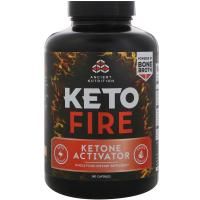 Dr. Axe / Ancient Nutrition, Keto Fire, кетонный активатор, 180 капсул