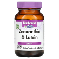 Bluebonnet Nutrition, Зеаксантин плюс лютеин, 60 мягких желатиновых капсул