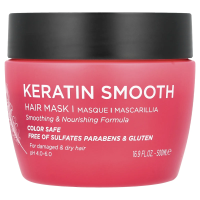 Luseta Beauty, Keratin Smooth, маска для волос, 500 мл (16,9 жидк. унц.)