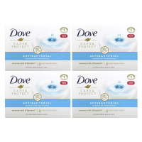 Dove, Care & Protect, косметическое средство с антибактериальным эффектом, 4 батончика по 106 г (3,75 унции)