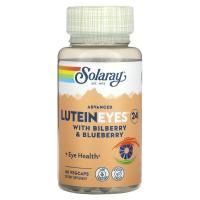 Solaray, Продвинутая формула, лютеин для глаз, 24 мг, 60 вегетарианских капсул