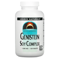 Source Naturals, Генистеин, соевый комплекс, 1,000 мг, 120 таблеток
