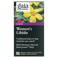 Gaia Herbs, Women's Libido, 60 вегетарианских фитокапсул