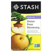Stash Tea, зеленый чай, гармония китайской груши, 18 чайных пакетиков, 1,1 унц. (34 г)