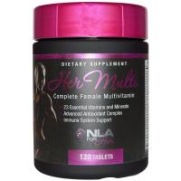 NLA for Her, Her Multi, полноценный мультивитаминный комплекс для женщин, 120 таблеток