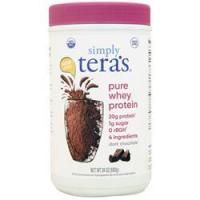 Tera's Whey, Simply Tera's Чистый сывороточный протеин Темный шоколад 24 унции