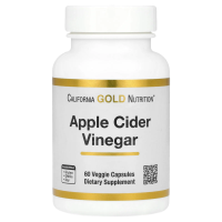 California Gold Nutrition, яблочный уксус, 60 растительных капсул