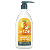 Jason Natural, Средство для мытья тела с абрикосом и белым чаем 30 жидких унций