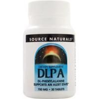 Source Naturals, DLPA (750 мг) 30 таблеток