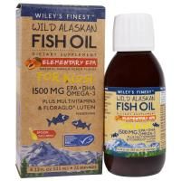 Wiley's Finest, Аляскинский рыбий жир, ЭПК, Детям!, натуральный вкус манго и персика, 1500 мг, 4.23 жид.унции(125 мл)
