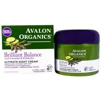 Avalon Organics, Ночной крем с максимальным эффектом, 2 унции (57 г)