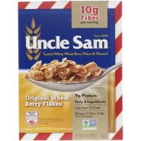 U.S Mills, Хлопья Uncle Sam, хлопья из цельной пшеницы с ягодами и льняным семенем, оригинальные, 10 унций (284 г)