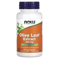 Now Foods Экстракт листьев оливы (500 мг) 60 вег капсул