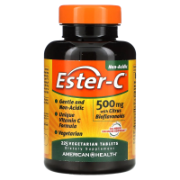 American Health, Эстер-C, 500 мг с цитрусовыми биофлавоноидами, 225 растительные таблетки