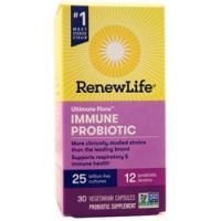 Renew Life, Пробиотик Ultimate Flora Immune 25 миллиардов 30 вег капсул
