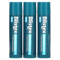 Blistex, Бальзам для губ с лечебным действием,  Защита губ / Солнцезащитный фильтр SPF 15, в упаковке 3 бальзама, 0,15 унции (4,25 г) каждый
