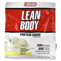 Labrada Nutrition, Lean Body, высокопротеиновый котейль, заменитель пищи, ваниль, 4,63 фунта (2100 г)
