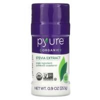 Pyure, Organic Stevia Extract, Powdered Sweetener, 0.9 oz (25 g)