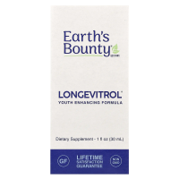 Earth's Bounty, Longevitrol - антивозрастной спрей против старения с экстрактом оленьих рогов и факторами роста, 1 унция (30 мл)