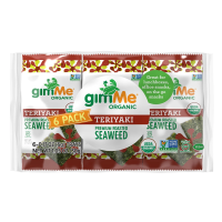 gimMe, Premium Roasted Seaweed, Teriyaki, 6 Pack, 0.17 oz (5 g) Each