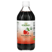 Dynamic Health  Laboratories, Certified Organic Tart Cherry, 100% Juice Concentrate, Unsweetened, 16 fl oz (473 ml)