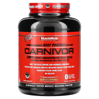 MuscleMeds, Carnivor, изолят белка говядины биоинженерной обработки, с ванильной карамелью, 3.9 фунта