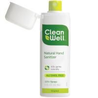 CleanWell, Натуральный антисептик для рук, без алкоголя, оригинальный, 30 мл