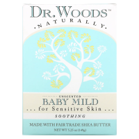 Dr. Woods, Детское мягкое кастильское мыло без отдушек, 5,25 унций (149 г)