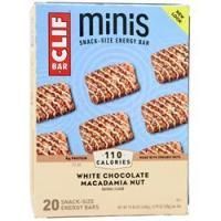 Clif Bar, Энергетический батончик Minia Snack-Size с белым шоколадом и орехами Макадамия 20 батончиков
