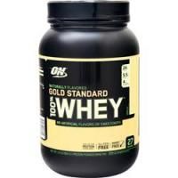 Optimum Nutrition, 100% сывороточный протеин - Золотой стандарт (натуральный) Ваниль 1,9 фунта