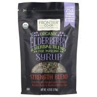 Frontier Natural Products, Органическая смесь бузины и трав для приготовления сиропа, смесь для повышения концентрации, 120 г (4,23 унции)