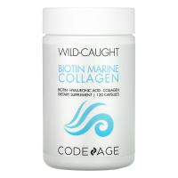 CodeAge, Wild Caught, Biotin Marine Collagen, 120 Capsules