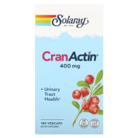Solaray, CranActin, здоровье мочевыводящих путей, 180 капсул с растительной оболочкой