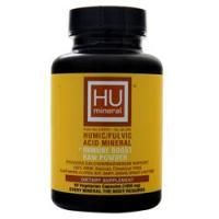 HU Mineral, Минерал гуминовой / фульвокислоты + Необработанный порошок для повышения иммунитета 60 вег капсул