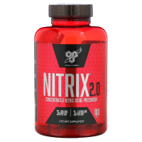 BSN, Nitrix 2.0, концентрированный прекурсор закиси азота, 180 таблеток