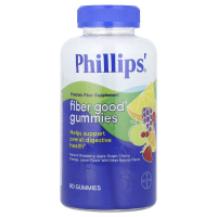 Phillip's, Fiber Good®, жевательные мармеладки, ассорти, 90 жевательных таблеток