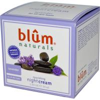 Blum Naturals, Питательный ночной крем, лаванда, 50 мл (1,69 унции)