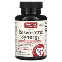 Jarrow Formulas, Resveratrol Synergy, ресвератрол, 60 таблеток