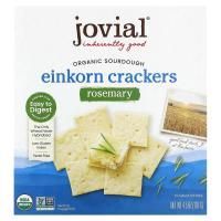 Jovial, Ароматный крекер из органической пшеницы, розмарин, 4,5 унций (128 г)