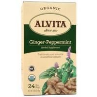 Alvita, Чай в пакетиках - Органический Имбирь-Мята перечная 24 шт.