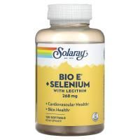 Solaray, Био E + селен, 400 МЕ, 120 мягких таблеток
