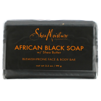SheaMoisture, Acne Prone Face & Body Bar,  African Black Soap with Shea Butter, 3.5 oz (99 g)