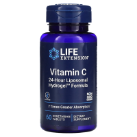 Life Extension, Витамин C, 60 вегетарианских таблеток
