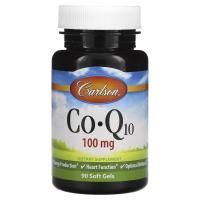 Carlson Labs, Коэнзим Q10, 100 мг, 90 мягких таблеток