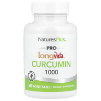 NaturesPlus, Pro Longvida®, куркумин 1000, 60 мини-таблеток