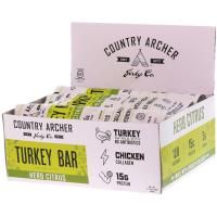 Country Archer Jerky, Turkey Bar, Herb Citrus, 12 Bars, 1.5 oz (42 g)