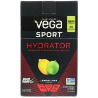 Vega, Sport, Восполнитель влаги, Лимон и лайм, 30 упаковок, по 0,1 унц. (2,8 г) каждый