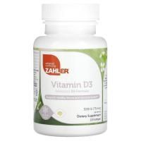 Zahler, Витамин D3, Продвинутая формула с витамином D3, 3000 МЕ, 120 мягких капсул